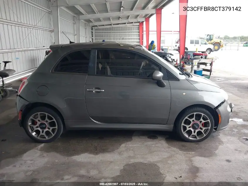 2012 Fiat 500 Sport VIN: 3C3CFFBR8CT379142 Lot: 42661987