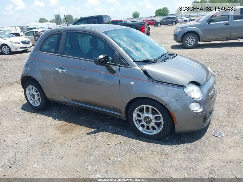 2013 Fiat 500 Pop VIN: 3C3CFFAR8DT546439 Lot: 42553284