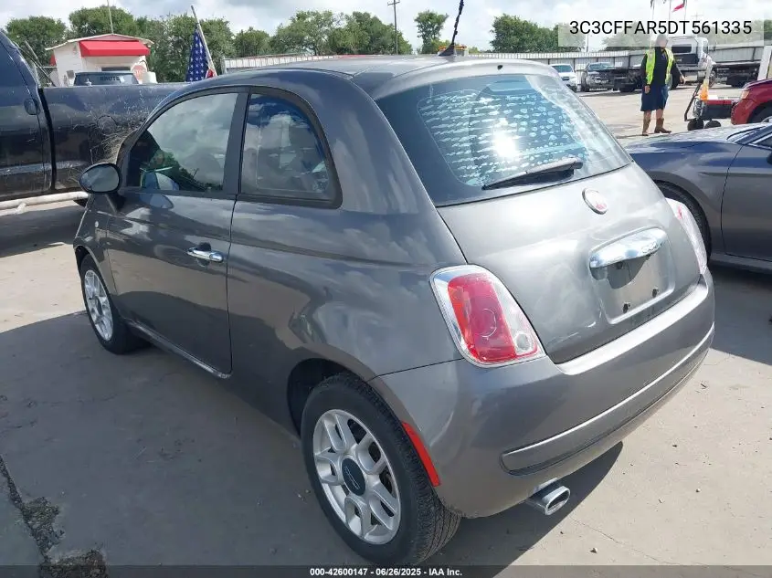 2013 Fiat 500 Pop VIN: 3C3CFFAR5DT561335 Lot: 42600147