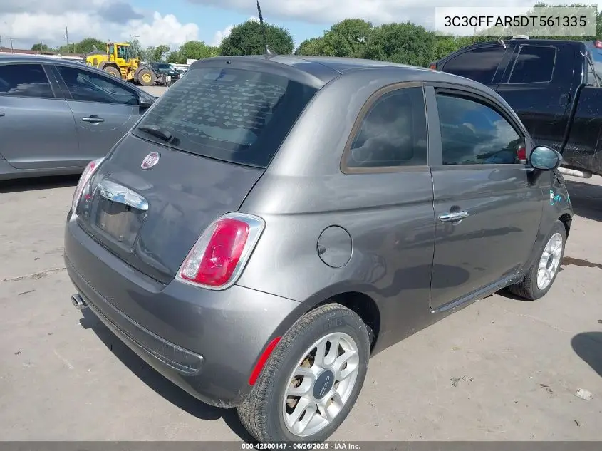 2013 Fiat 500 Pop VIN: 3C3CFFAR5DT561335 Lot: 42600147