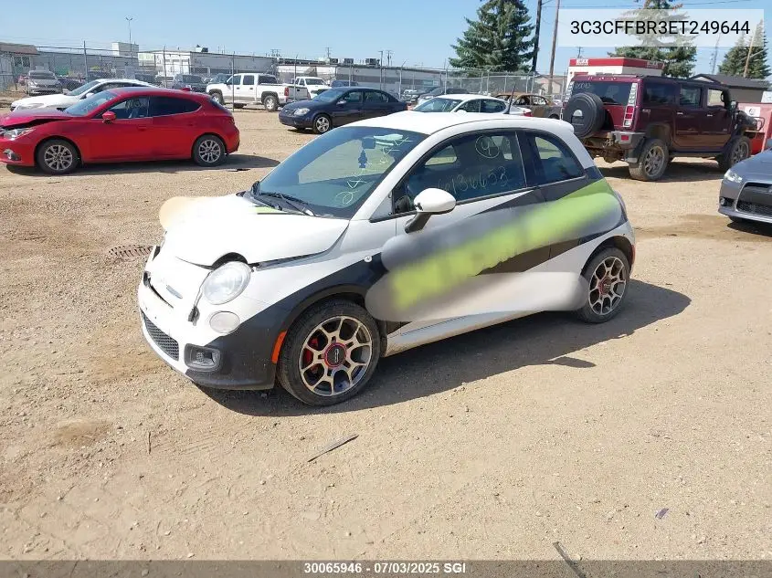 2014 Fiat 500 Sport VIN: 3C3CFFBR3ET249644 Lot: 30065946