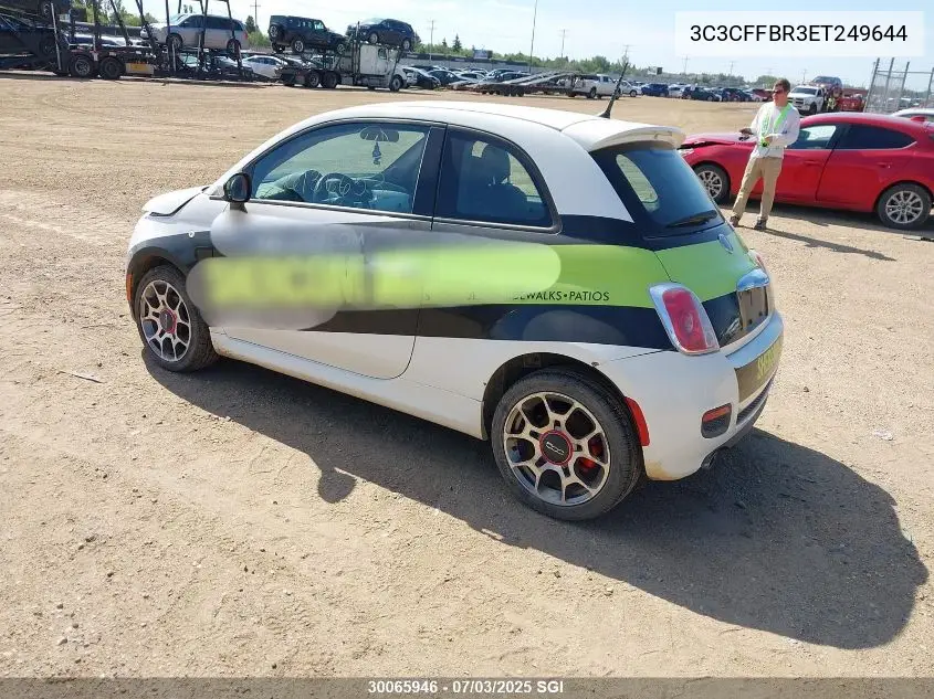 2014 Fiat 500 Sport VIN: 3C3CFFBR3ET249644 Lot: 30065946
