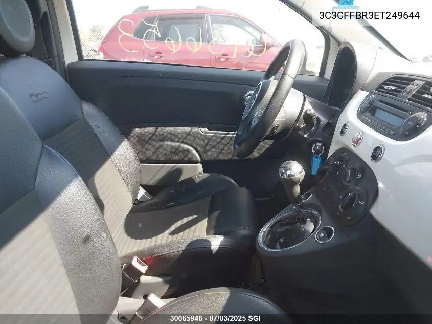 2014 Fiat 500 Sport VIN: 3C3CFFBR3ET249644 Lot: 30065946