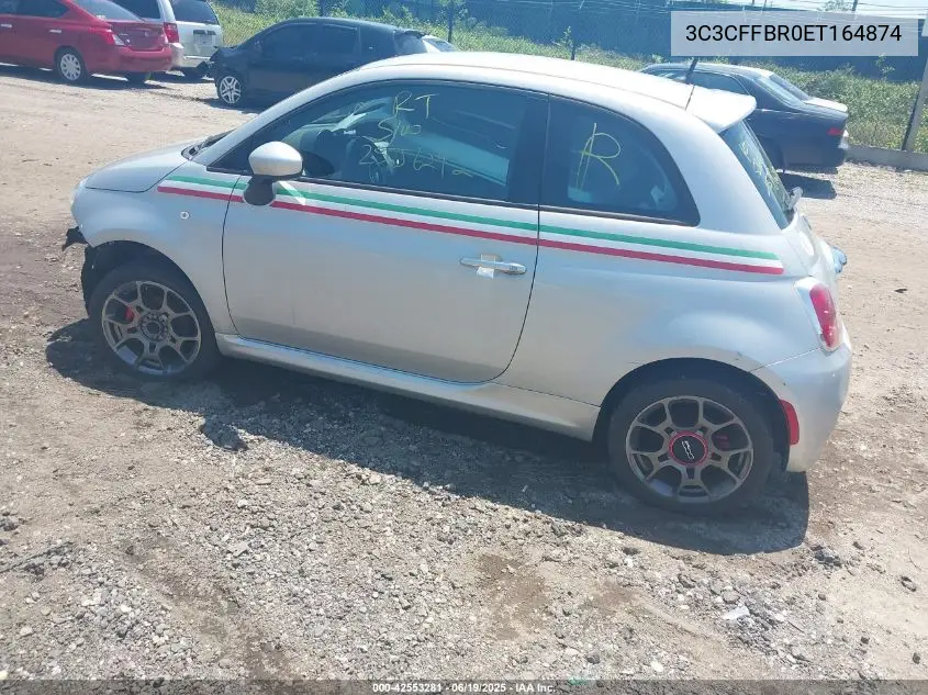 2014 Fiat 500 Sport VIN: 3C3CFFBR0ET164874 Lot: 42553281