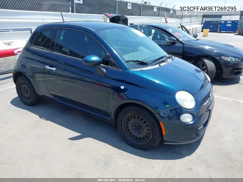 2014 Fiat 500 Pop VIN: 3C3CFFAR3ET269295 Lot: 42614651