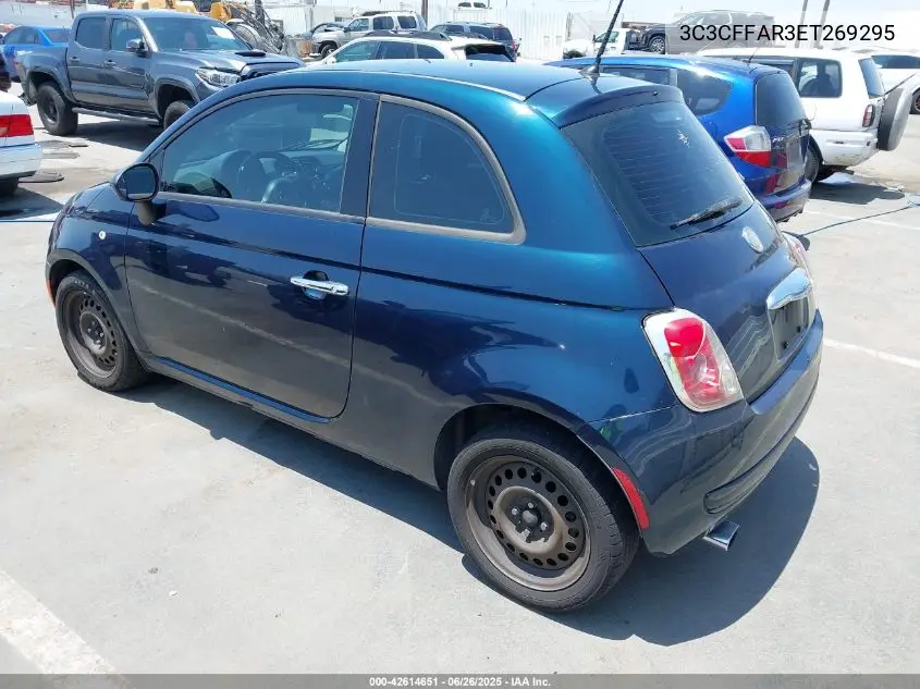 2014 Fiat 500 Pop VIN: 3C3CFFAR3ET269295 Lot: 42614651