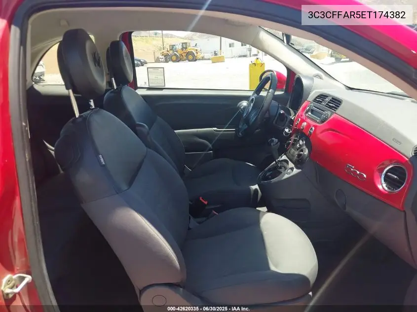 2014 Fiat 500 Pop VIN: 3C3CFFAR5ET174382 Lot: 42620335