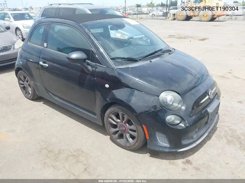 2014 Fiat 500C Gq Edition VIN: 3C3CFFJH0ET190304 Lot: 42655138
