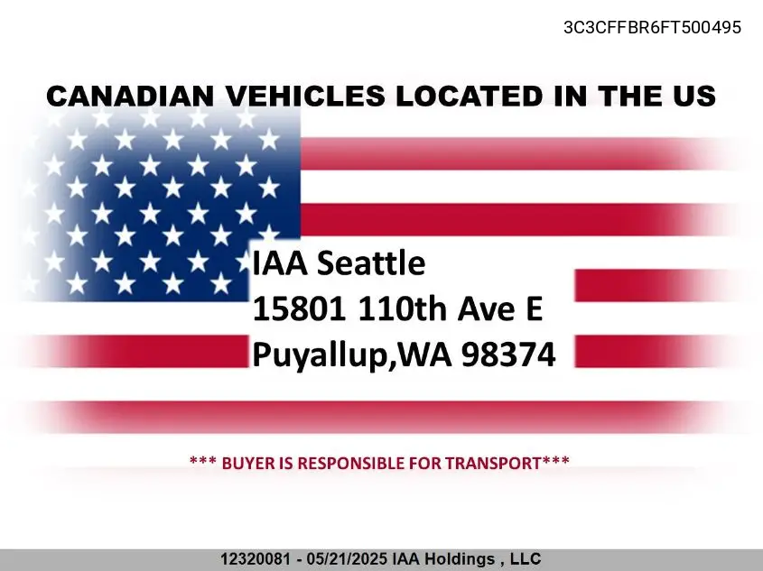 2015 Fiat 500 Sport VIN: 3C3CFFBR6FT500495 Lot: 12320081