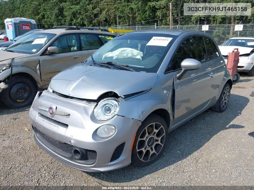 2018 Fiat 500 Pop VIN: 3C3CFFKH9JT465158 Lot: 42545053