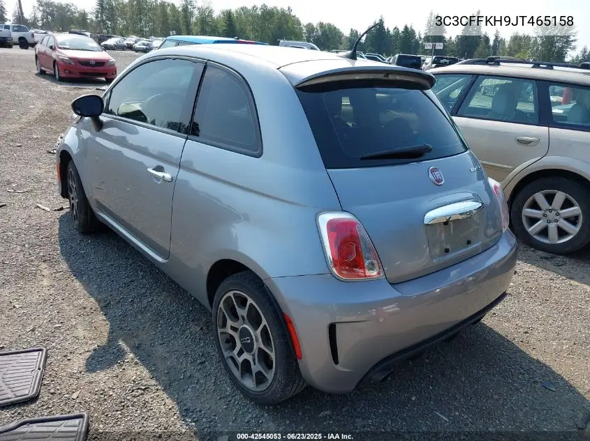 2018 Fiat 500 Pop VIN: 3C3CFFKH9JT465158 Lot: 42545053