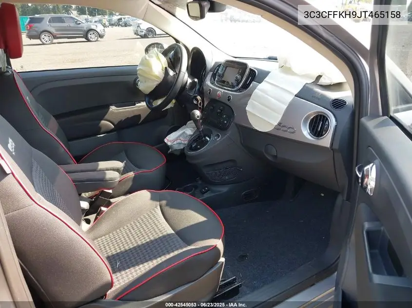 2018 Fiat 500 Pop VIN: 3C3CFFKH9JT465158 Lot: 42545053
