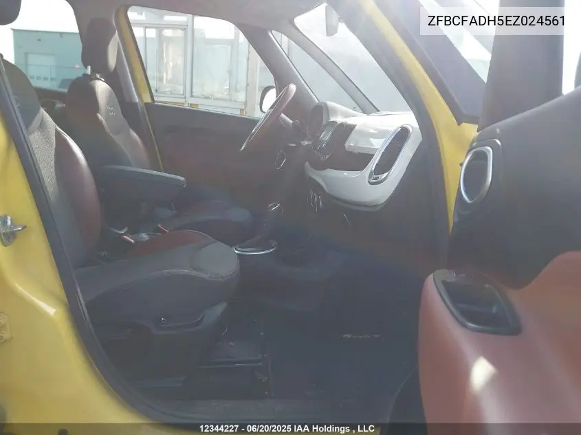 2014 Fiat 500L Trekking VIN: ZFBCFADH5EZ024561 Lot: 12344227