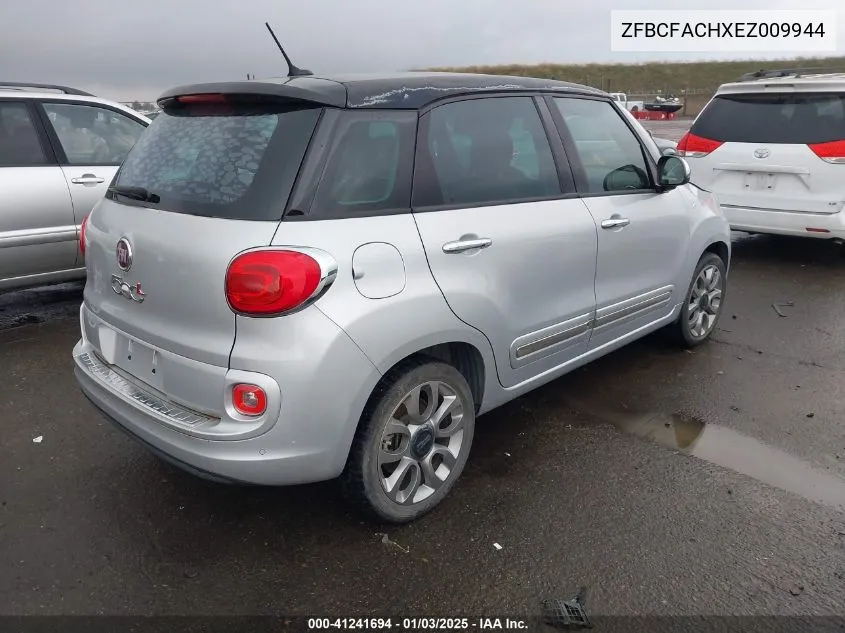 2014 Fiat 500L Lounge VIN: ZFBCFACHXEZ009944 Lot: 41241694