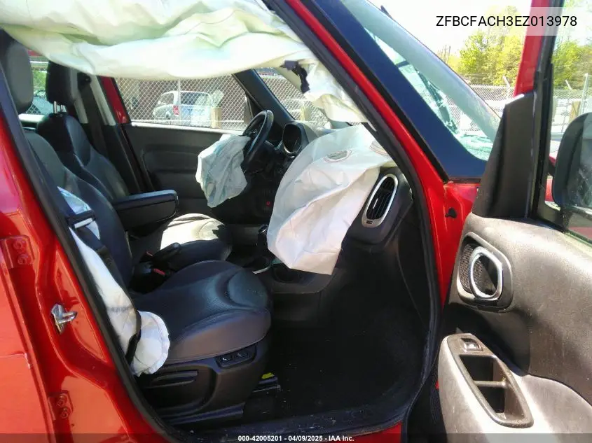 2014 Fiat 500L Lounge VIN: ZFBCFACH3EZ013978 Lot: 42005201