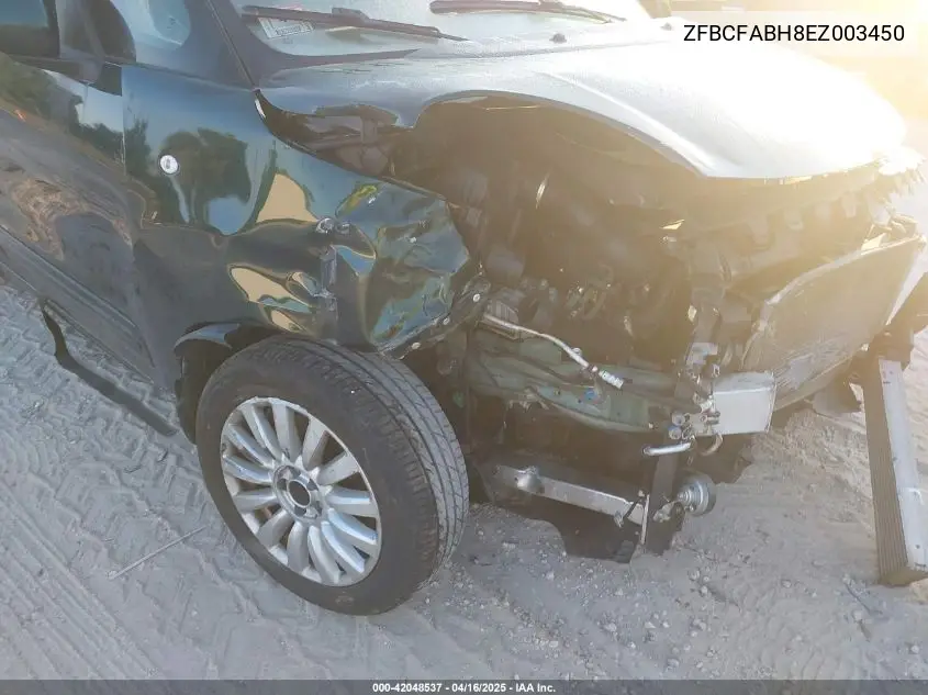 2014 Fiat 500L Easy VIN: ZFBCFABH8EZ003450 Lot: 42048537