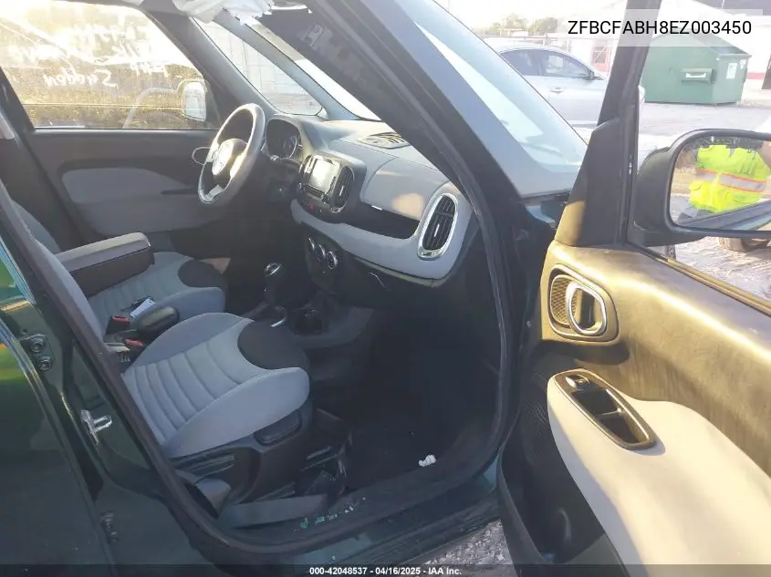 2014 Fiat 500L Easy VIN: ZFBCFABH8EZ003450 Lot: 42048537