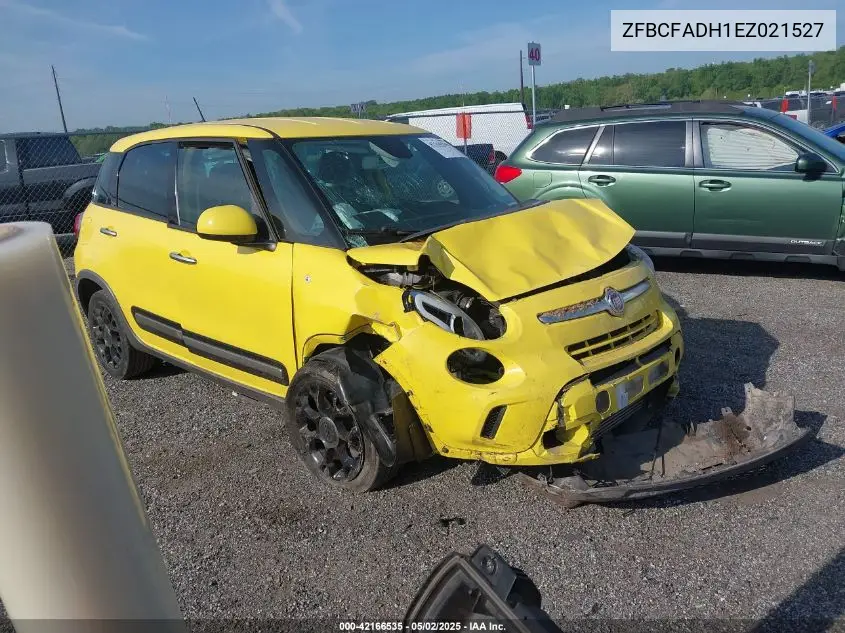 2014 Fiat 500L Trekking VIN: ZFBCFADH1EZ021527 Lot: 42166535