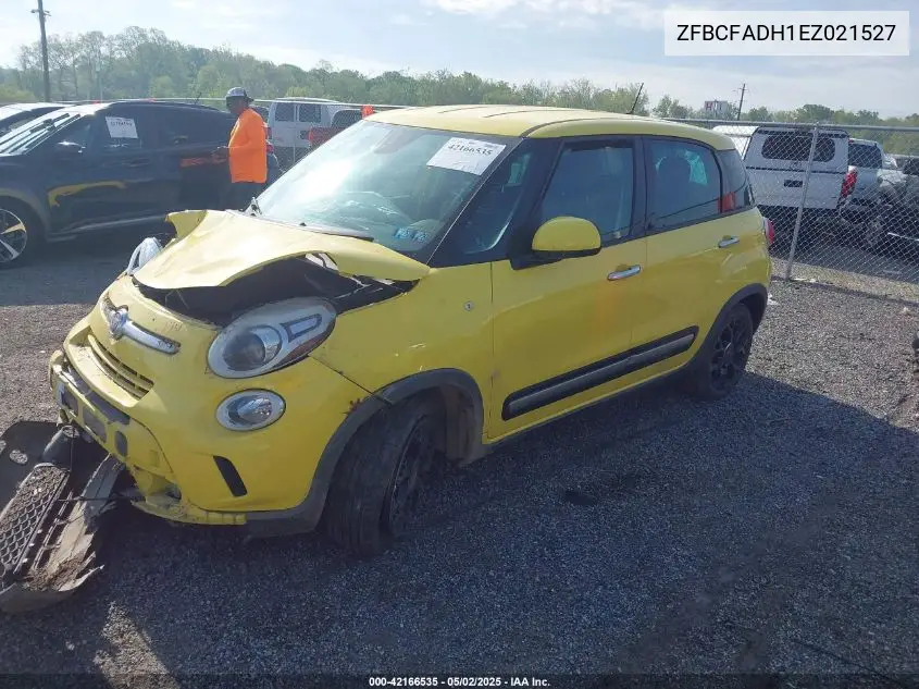 2014 Fiat 500L Trekking VIN: ZFBCFADH1EZ021527 Lot: 42166535
