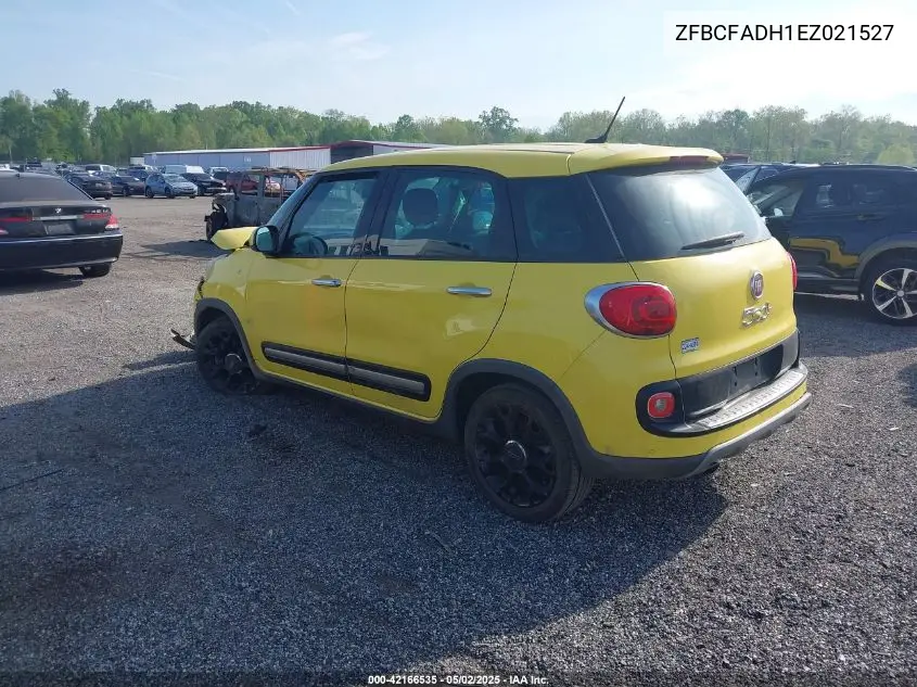 2014 Fiat 500L Trekking VIN: ZFBCFADH1EZ021527 Lot: 42166535