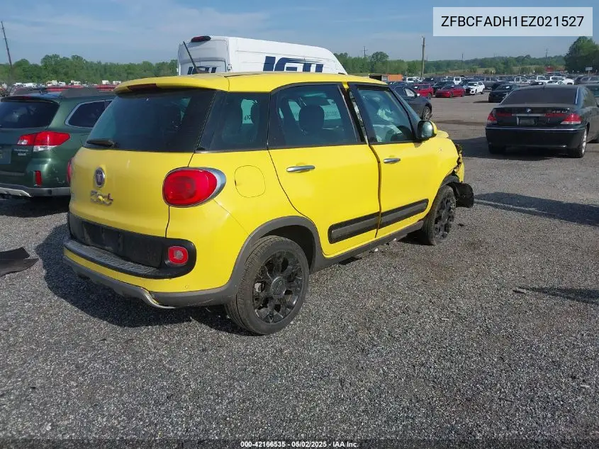 2014 Fiat 500L Trekking VIN: ZFBCFADH1EZ021527 Lot: 42166535