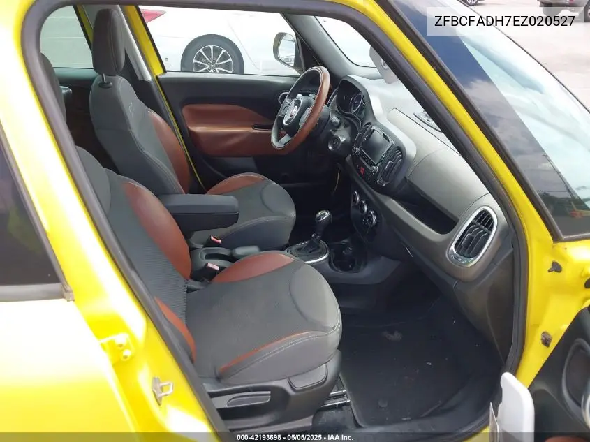 2014 Fiat 500L Trekking VIN: ZFBCFADH7EZ020527 Lot: 42193698