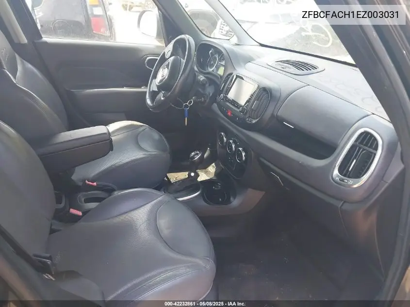 2014 Fiat 500L Lounge VIN: ZFBCFACH1EZ003031 Lot: 42232861