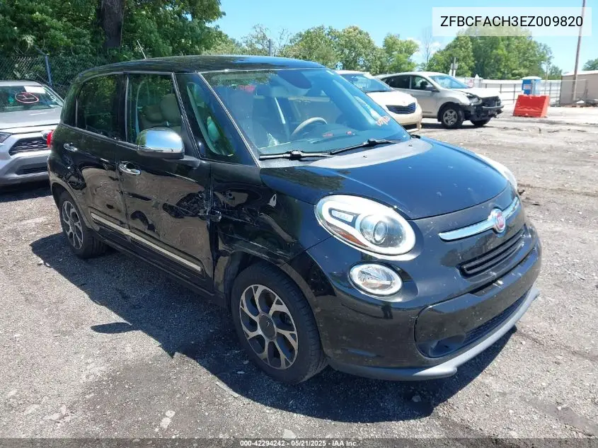 2014 Fiat 500L Lounge VIN: ZFBCFACH3EZ009820 Lot: 42294242