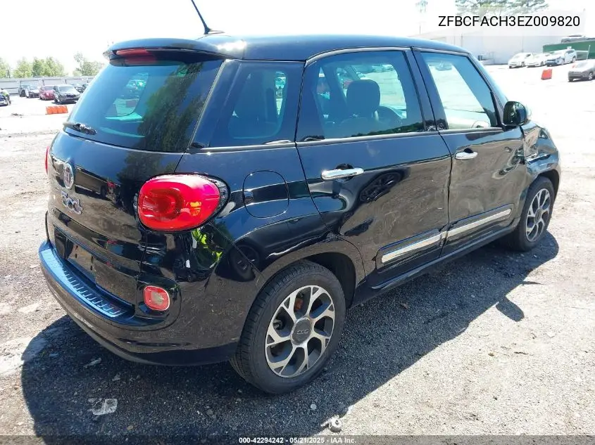 2014 Fiat 500L Lounge VIN: ZFBCFACH3EZ009820 Lot: 42294242