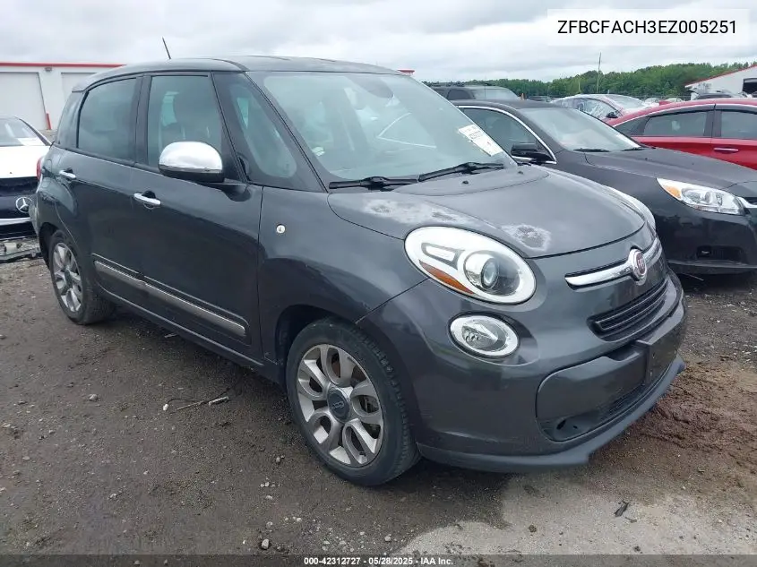 2014 Fiat 500L Lounge VIN: ZFBCFACH3EZ005251 Lot: 42312727