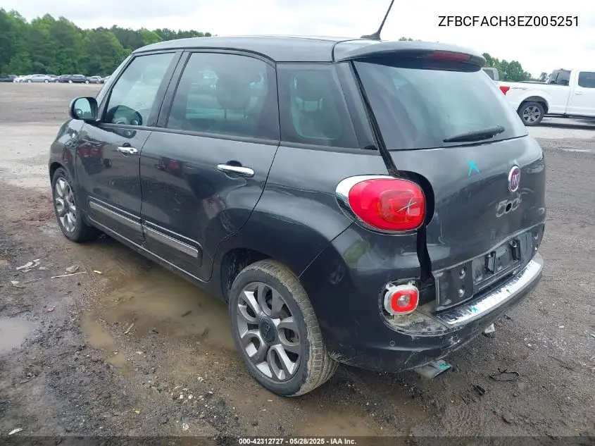 2014 Fiat 500L Lounge VIN: ZFBCFACH3EZ005251 Lot: 42312727