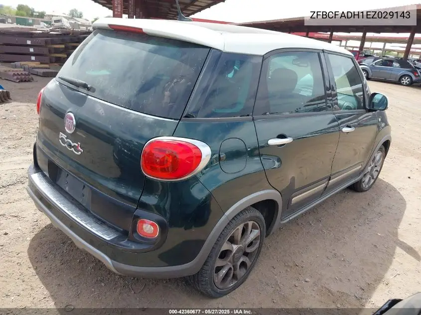 2014 Fiat 500L Trekking VIN: ZFBCFADH1EZ029143 Lot: 42360677