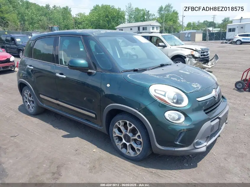 2014 Fiat 500L Trekking VIN: ZFBCFADH8EZ018575 Lot: 42415012