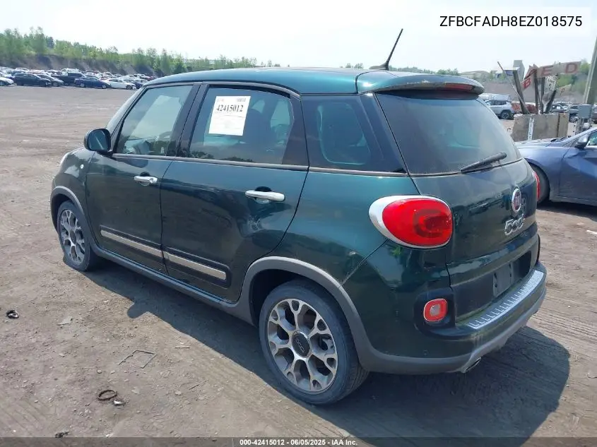 2014 Fiat 500L Trekking VIN: ZFBCFADH8EZ018575 Lot: 42415012
