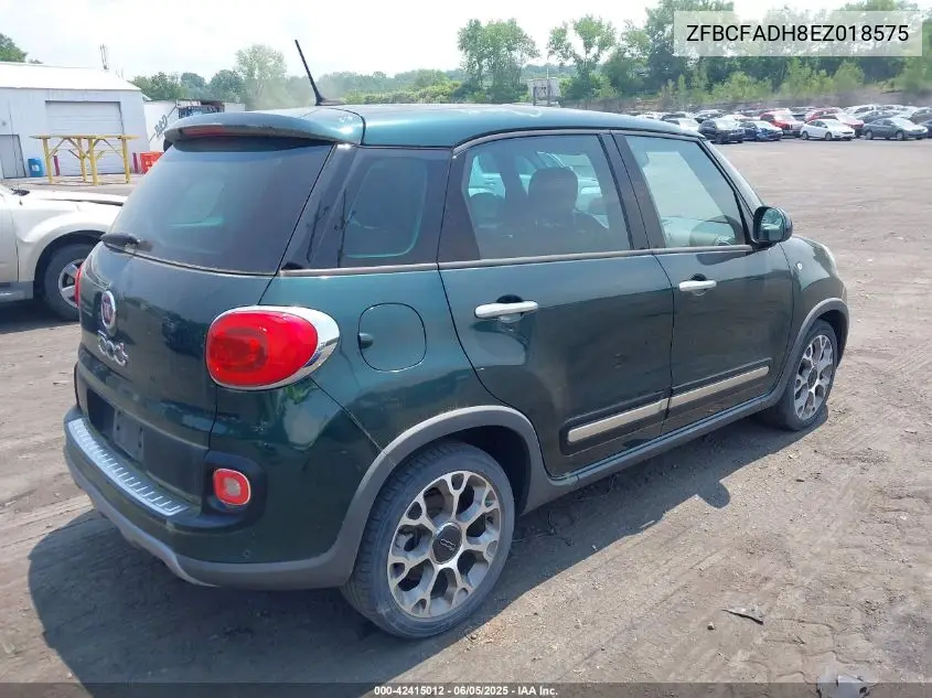 2014 Fiat 500L Trekking VIN: ZFBCFADH8EZ018575 Lot: 42415012