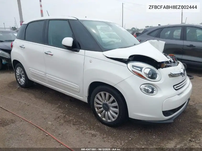 2014 Fiat 500L Easy VIN: ZFBCFABH8EZ002444 Lot: 42471881