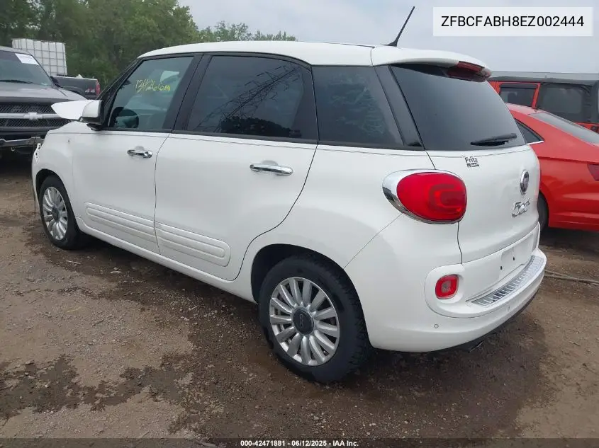 2014 Fiat 500L Easy VIN: ZFBCFABH8EZ002444 Lot: 42471881