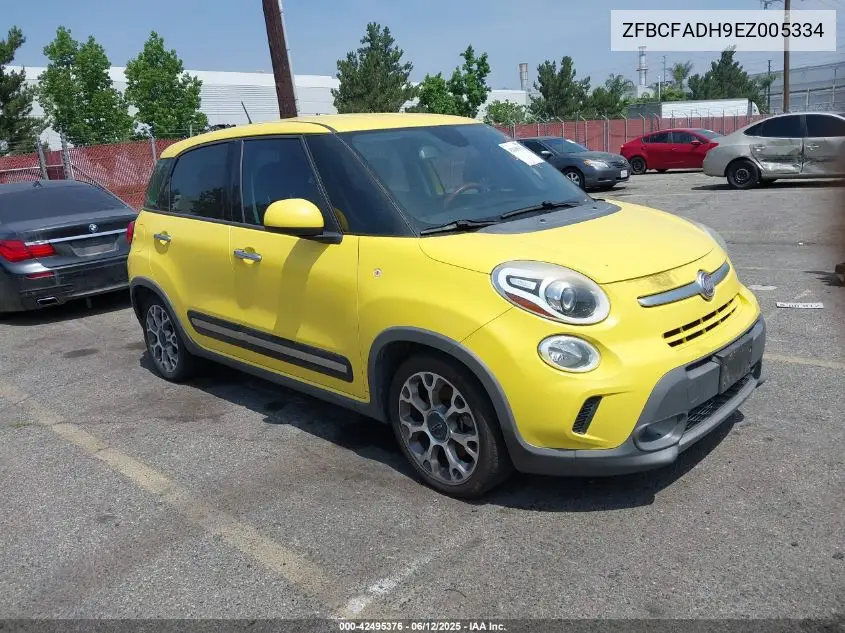 2014 Fiat 500L Trekking VIN: ZFBCFADH9EZ005334 Lot: 42495376