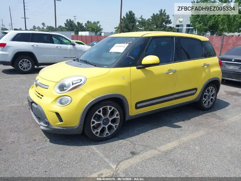 2014 Fiat 500L Trekking VIN: ZFBCFADH9EZ005334 Lot: 42495376
