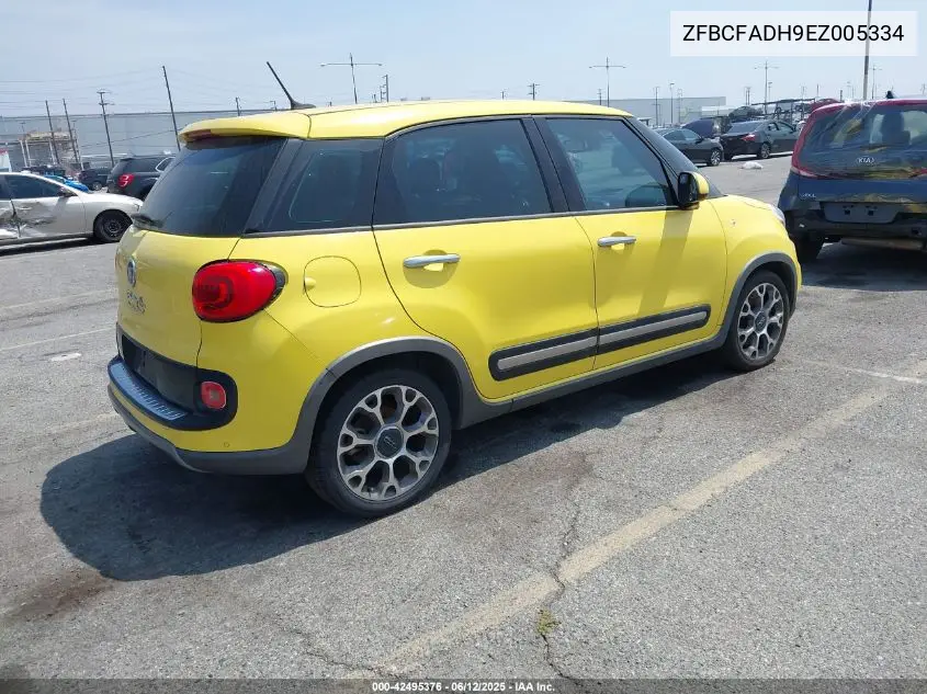 2014 Fiat 500L Trekking VIN: ZFBCFADH9EZ005334 Lot: 42495376