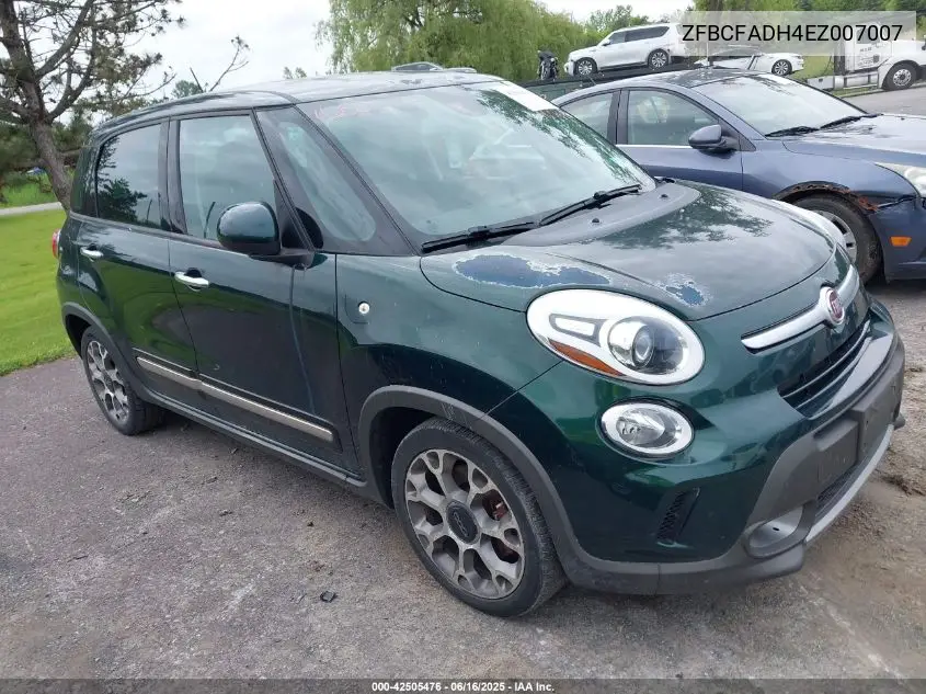 2014 Fiat 500L Trekking VIN: ZFBCFADH4EZ007007 Lot: 42505476