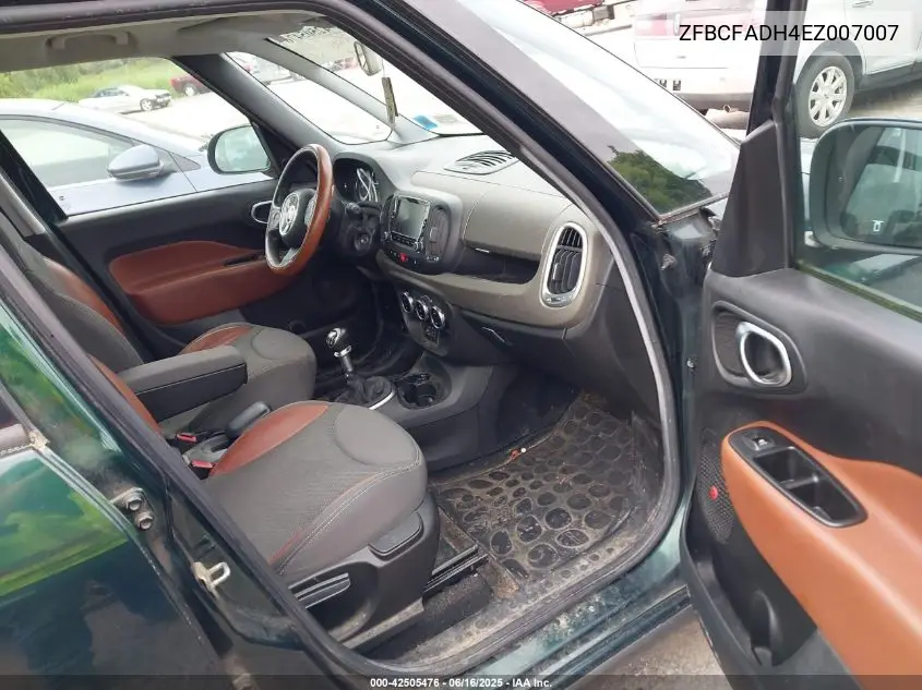 2014 Fiat 500L Trekking VIN: ZFBCFADH4EZ007007 Lot: 42505476