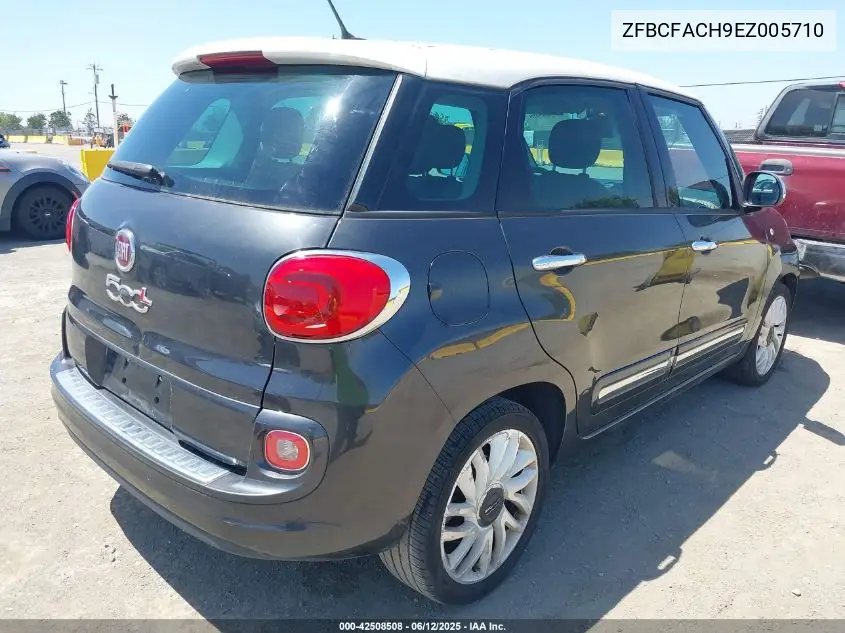 2014 Fiat 500L Lounge VIN: ZFBCFACH9EZ005710 Lot: 42508508