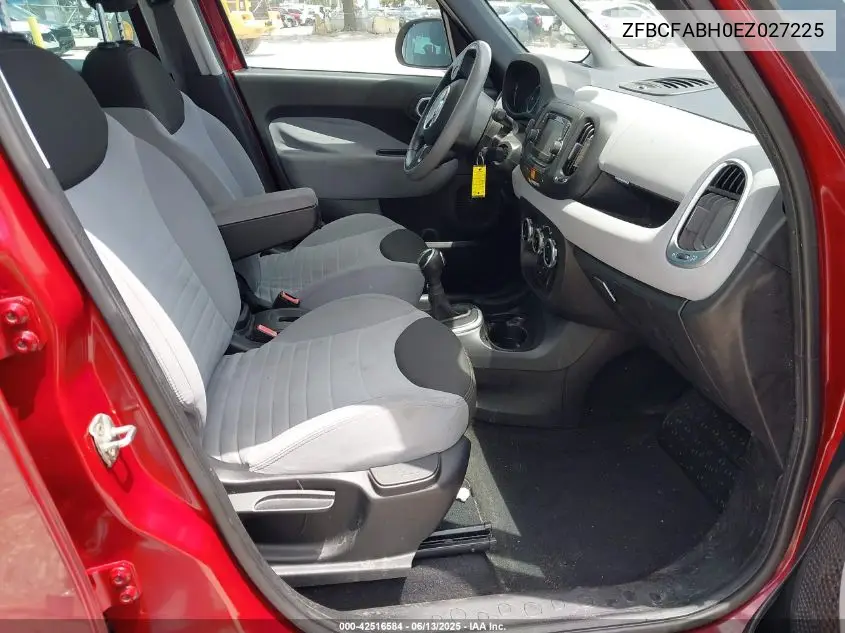 2014 Fiat 500L Easy VIN: ZFBCFABH0EZ027225 Lot: 42516584
