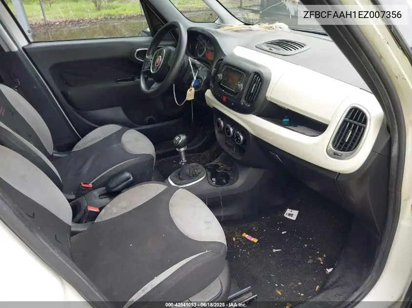 2014 Fiat 500L Pop VIN: ZFBCFAAH1EZ007356 Lot: 42541093
