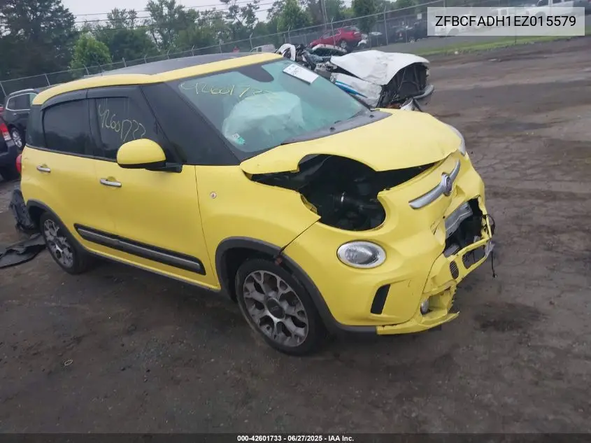 2014 Fiat 500L Trekking VIN: ZFBCFADH1EZ015579 Lot: 42601733