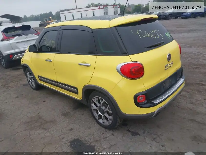 2014 Fiat 500L Trekking VIN: ZFBCFADH1EZ015579 Lot: 42601733
