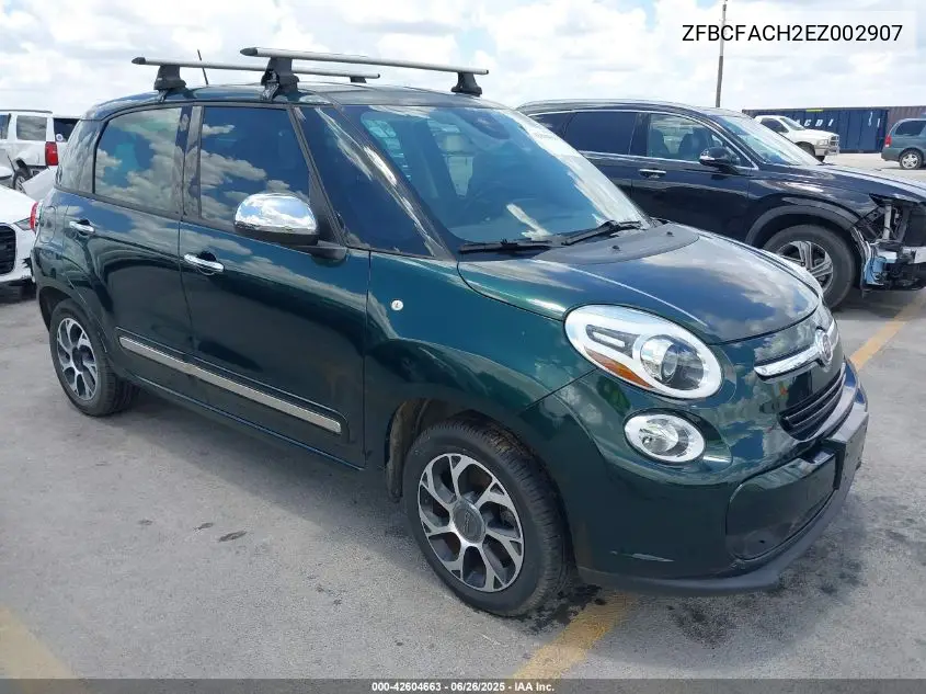 2014 Fiat 500L Lounge VIN: ZFBCFACH2EZ002907 Lot: 42604663