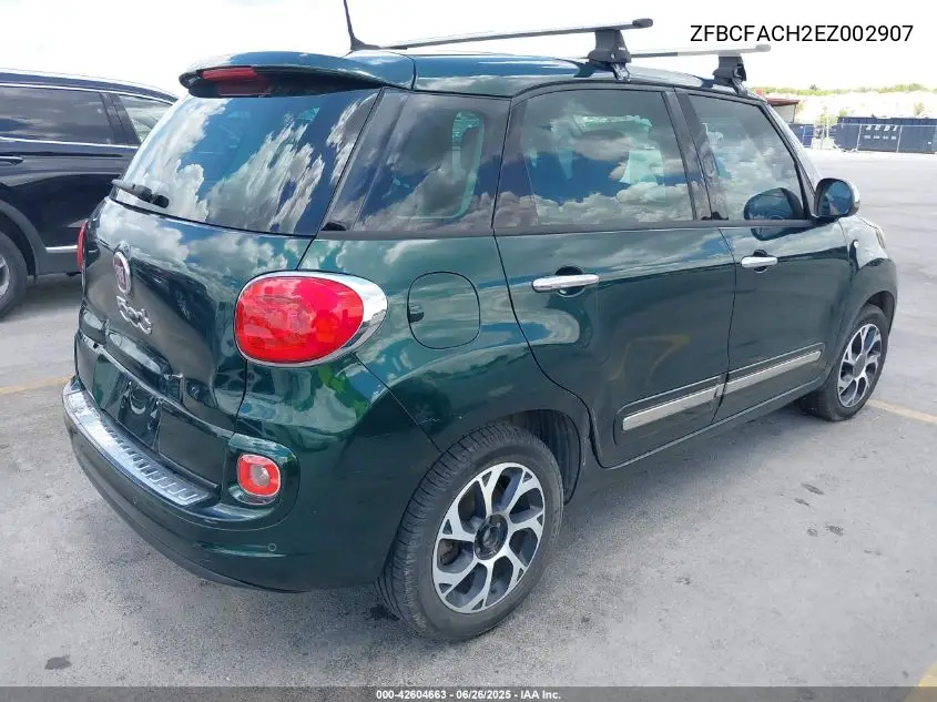 2014 Fiat 500L Lounge VIN: ZFBCFACH2EZ002907 Lot: 42604663