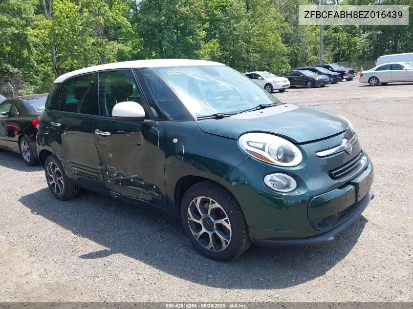 2014 Fiat 500L Easy VIN: ZFBCFABH8EZ016439 Lot: 42618268